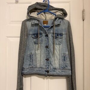AE Denim jacket with Hood